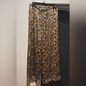 Victoria's Secret Animal Print silky pj pants